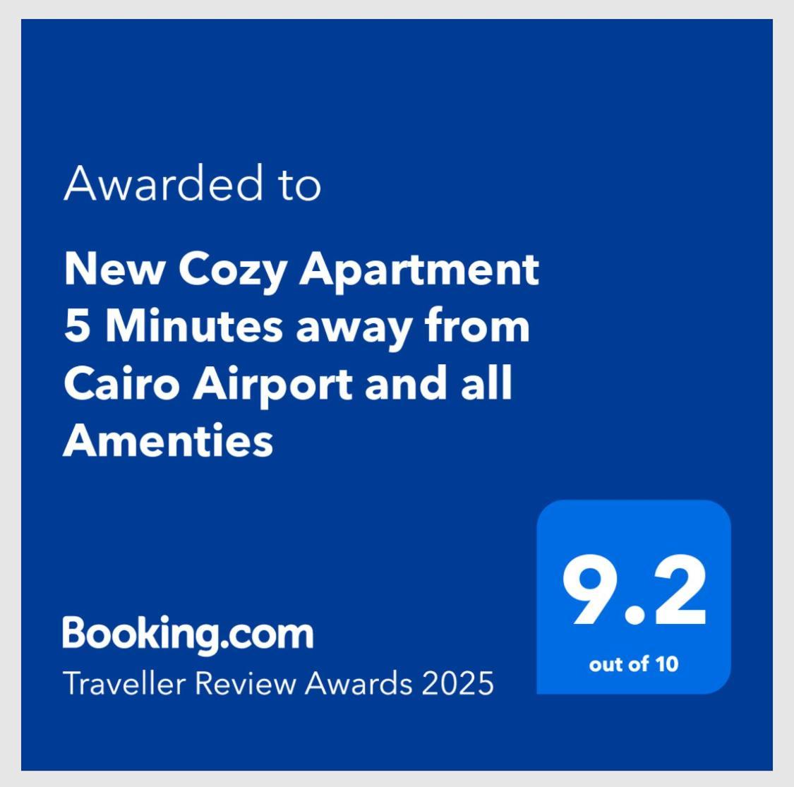 New Cozy Apartment 5 Minutes Away From Cairo Airport And All Amenties Kültér fotó